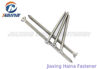 Stainless steel 304 316 Flat Head Metal Single Thread Self Tapping Screws