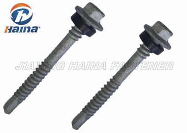Đầy đủ ren đầu Hex Thép carbon 4,8 5,8 Vít kim loại tự khoan
