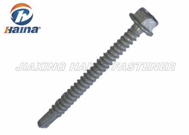 Đầy đủ ren đầu Hex Thép carbon 4,8 5,8 Vít kim loại tự khoan