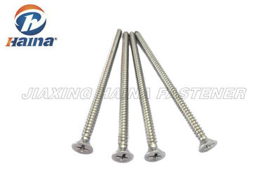 Thép không gỉ 304 316 Đầu phẳng Kim loại đơn chỉ tự khai thác Vít