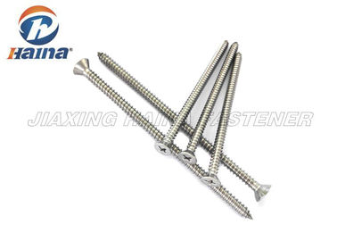 Thép không gỉ 304 316 Đầu phẳng Kim loại đơn chỉ tự khai thác Vít