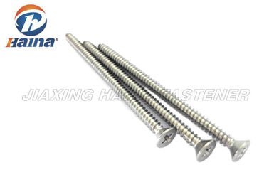 Thép không gỉ 304 316 Đầu phẳng Kim loại đơn chỉ tự khai thác Vít