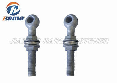 Hot Dip Galvanized Fish Eye Bolt , Stainless Steel Swing Bolts For Pressure Pipeline