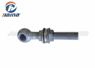 Hot Dip Galvanized Fish Eye Bolt , Stainless Steel Swing Bolts For Pressure Pipeline