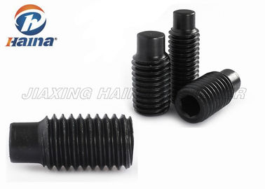 Carbon Steel Black Stainless Steel Machine Screws DIN 915 , Metric Socket Head Cap Screw With Dog Point