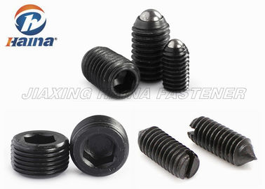 Carbon Steel Black Stainless Steel Machine Screws DIN 915 , Metric Socket Head Cap Screw With Dog Point