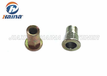 Thép carbon 4,8 6,8 Half Hex Mạ kẽm vàng Đinh tán đinh tán