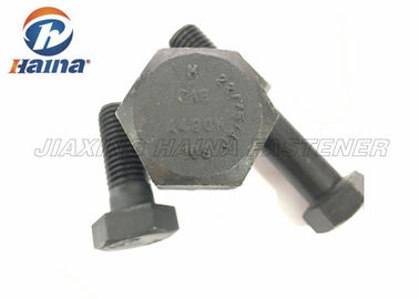 Thép carbon cường độ cao ASTM A325 rèn nóng Bề mặt màu đen Chốt hình lục giác