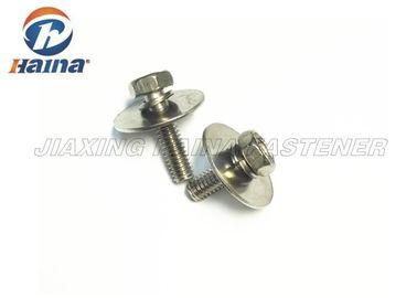 Máy kết hợp đầu lục giác SUS304 SUS316 Vít với máy giặt phẳng lớn