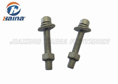 Hot Dip Galvanized Custom Fasteners Hex Head Cap Screw 10.9 Grade For Machinery