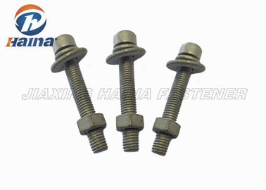 Hot Dip Galvanized Custom Fasteners Hex Head Cap Screw 10.9 Grade For Machinery