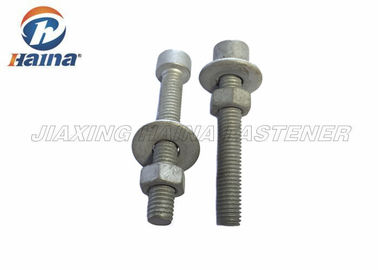 Hot Dip Galvanized Custom Fasteners Hex Head Cap Screw 10.9 Grade For Machinery
