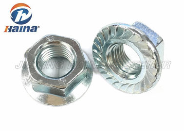 Zinc Plated / Black Hex Head Nuts M16 Carbon Steel Grade 8.8  For Pipeline Connection