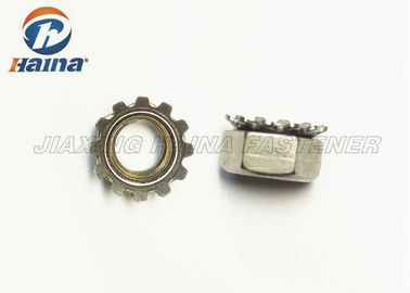 Stainless Steel 18 - 8  Plain Color Keps K - Lock Nuts With Free Spinning Washer