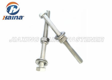 Thép không gỉ 304 316 M20 X 90mm Chốt và đai ốc đầu lục giác với vòng đệm