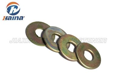 Carbon Steel Flat Washers Yellow Zinc Plated M8 M10 A Type Gr4 / G8 For Automobile