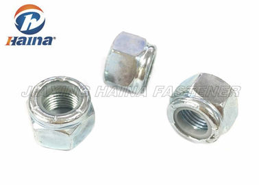 Stainless Steel Hex Head Nuts With Nylon Insert Lock Electroplating ASME B18.16.6