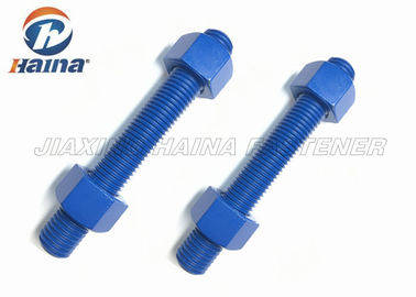 ASTM A193 B7 B7M thép cacbon hoàn toàn có ren Thanh đai ốc Bu lông và đai ốc