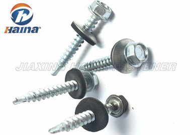 Mạ kẽm sơn màu Đầu vít tự khoan và máy giặt EPDM