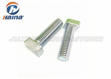 Lớp 8,8 Thép không gỉ mạ kẽm lục giác DIN 186 T Bulông với cổ vuông