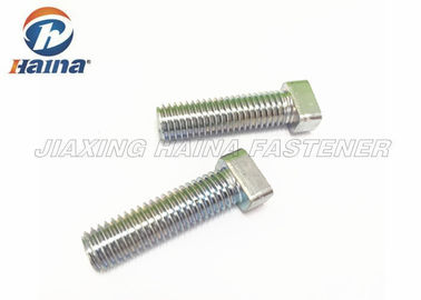 Lớp 8,8 Thép không gỉ mạ kẽm lục giác DIN 186 T Bulông với cổ vuông