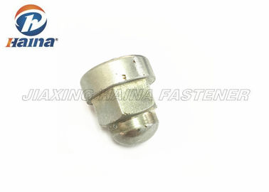White Zinc Plated Hex Head Nuts Carbon Steel For Electronic Machines Grade 8.8
