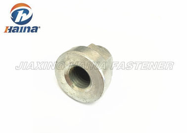 White Zinc Plated Hex Head Nuts Carbon Steel For Electronic Machines Grade 8.8