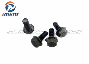 thanh ren đầy đủ Thép carbon đen 4.8 Bu lông mặt bích đầu lục giác