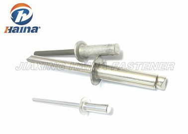 Alloy Steel Pop Rivets Round Head , Mushroom Head Break Mandrel Blind Rivets