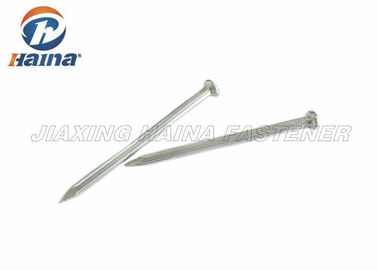 Knurled Shank Steel Concrete Nails No Thread For Rough Framing / Construction