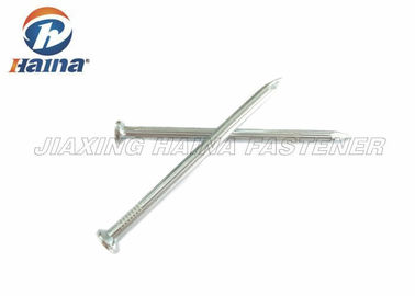 Knurled Shank Steel Concrete Nails No Thread For Rough Framing / Construction