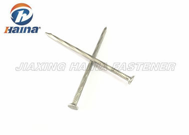 Spiral Shank Concrete Steel Nails Electric Galvanized Diamond Point 1&quot; - 5&quot; 1.6 - 5.5mm