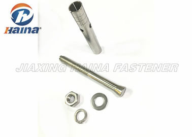 Thép không gỉ 304/316 mở rộng Anchor Bolt Set Với ​​Hex Nut