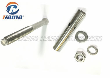 Thép không gỉ 304/316 mở rộng Anchor Bolt Set Với ​​Hex Nut