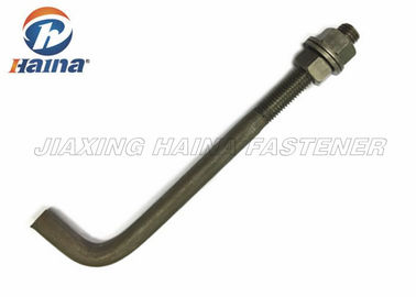 M3 - M64 Mạ kẽm nhúng nóng Lớp 8,8 L Loại J Loại Bu lông neo bê tông