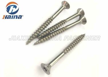 An ninh Torx Gỗ Chipboard CSK Flat Head Tự Khai thác Ốc Coarse Half Thread