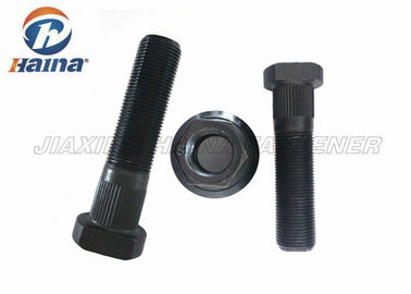 Auto M22 Truck Front Wheel Hub Bolt with Black Phosphating for Scania