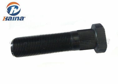 Auto M22 Truck Front Wheel Hub Bolt with Black Phosphating for Scania