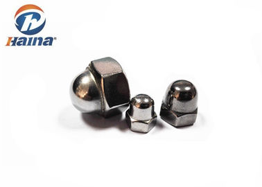 thép không gỉ Đồng bằng DIN1587 A2-70 A4-80 M4-M24 Đai ốc hình lục giác