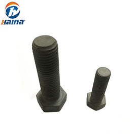 DIN933 GB Thép carbon Gr4.8 8.8 Bu lông đầu lục giác bề mặt kẽm