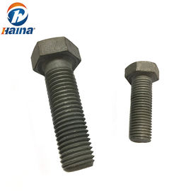DIN933 GB Thép carbon Gr4.8 8.8 Bu lông đầu lục giác bề mặt kẽm