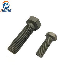 DIN933 GB Thép carbon Gr4.8 8.8 Bu lông đầu lục giác bề mặt kẽm
