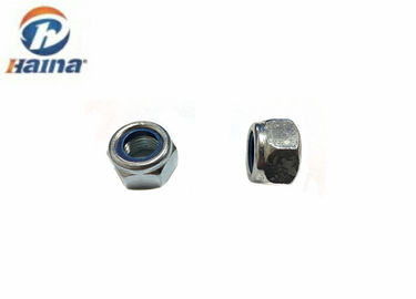 DIN 985 Thép cacbon Kẽm Hex Nylon Chèn Nuts cho đầu nối khóa