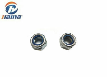 DIN 985 Thép cacbon Kẽm Hex Nylon Chèn Nuts cho đầu nối khóa