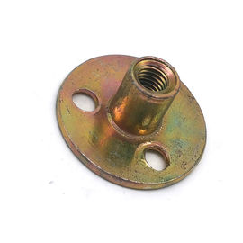 Kích thước thép carbon Mạ kẽm Cơ sở tròn T Nut Brad Lỗ Tee Nut
