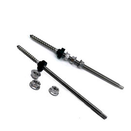 Bảng điều khiển năng lượng mặt trời trên mái bằng thép không gỉ 304 316 Chốt móc treo với đai ốc mặt bích