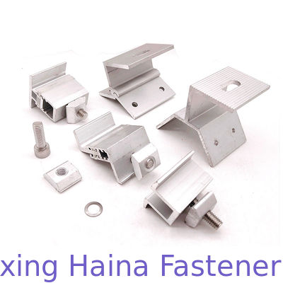 Mái nhà năng lượng mặt trời đứng Seam / Bảng điều khiển năng lượng mặt trời / Giá đỡ mô-đun năng lượng mặt trời Kẹp bằng vít