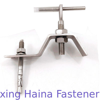 Thép không gỉ SS304 SS316 Bức màn trơn bằng đá Ốp tường đá neo