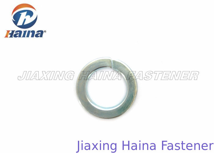 Split Spring Washer For Railway , Anti Loose Split Ring Washer With Square Ends