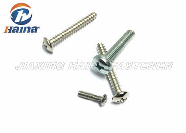 Stainless Steel Self Tapping Screws Slotted Pan Head For Industrial Building